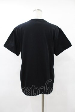画像2: KRY CLOTHING / 英字プリントTシャツ  黒×ホログラム H-25-08-04-1024-EL-TS-KB-ZH