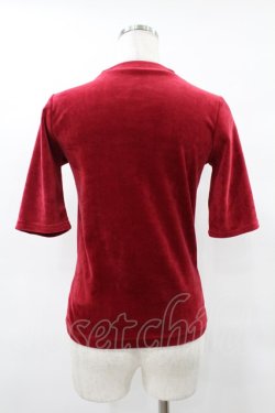 画像2: MR corset / レースジャボ風トップス  赤 H-25-08-04-1026-PU-TO-KB-ZH