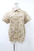Candy Stripper / PEANUTS SHIRT M ベージュ H-25-08-04-1027-PU-BL-KB-ZH
