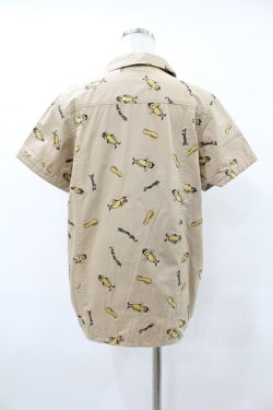 画像2: Candy Stripper / PEANUTS SHIRT M ベージュ H-25-08-04-1027-PU-BL-KB-ZH