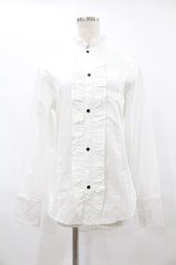 PUTUMAYO / フリルロングブラウス  白 H-25-08-04-1028-PT-BL-KB-ZH