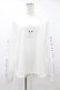 画像1: ACDC RAG / くまきちロングスリーブTシャツ  白 H-25-08-04-1030-PU-TO-KB-ZH (1)