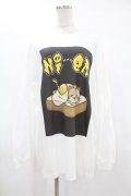 NieR Clothing / COTTON LONG CUTSEW XL 白 H-25-08-04-1032-PU-TO-KB-ZH