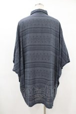 画像2: MiDiom / Oriental JQ Square Shirt  Dull Blue H-25-08-04-1035-PU-BL-KB-ZT490 (2)