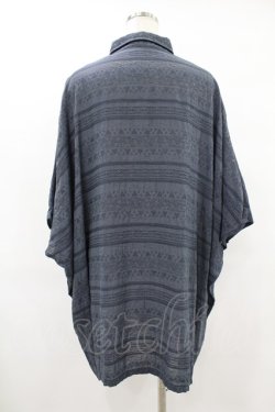 画像2: MiDiom / Oriental JQ Square Shirt  Dull Blue H-25-08-04-1035-PU-BL-KB-ZH