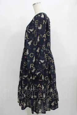 画像2: Jane Marple / The nursery Alice tunic dress  ネイビー H-25-08-04-001-JM-OP-KB-ZH