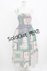Jane Marple / Here's to the Queenのマキシドレス M ネイビー H-25-08-04-006-JM-OP-KB-ZH