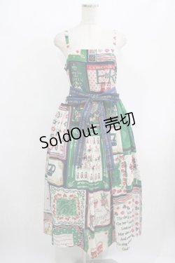 画像1: Jane Marple / Here's to the Queenのマキシドレス M ネイビー H-25-08-04-006-JM-OP-KB-ZH