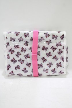 画像2: Candy Stripper / SUNNY ELEPHANT TRAVEL POUCH  白 H-25-08-04-056-PU-ZA-KB-ZH