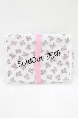 画像2: Candy Stripper / SUNNY ELEPHANT TRAVEL POUCH  白 H-25-08-04-056-PU-ZA-KB-ZH