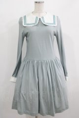 Jane Marple / ソフト天竺クラシックマリンカラーのワンピース Free ブルー H-25-08-04-014-JM-OP-KB-ZH