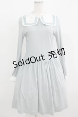 Jane Marple / ソフト天竺クラシックマリンカラーのワンピース Free ブルー H-25-08-04-014-JM-OP-KB-ZH