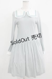 Jane Marple / ソフト天竺クラシックマリンカラーのワンピース Free ブルー H-25-08-04-014-JM-OP-KB-ZH