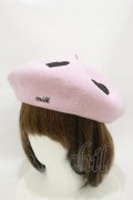 MILK / Marieハートベレー  ピンク H-25-08-05-001-ML-AC-KB-ZH
