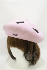 MILK / Marieハートベレー  ピンク H-25-08-05-001-ML-AC-KB-ZH