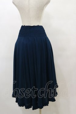 画像5: Ozz oneste / リバーシブルフィッシュテールスカート  黒×青 H-25-08-05-042-OO-SK-KB-ZH