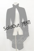 PUNK RAVE / 別珍ロングオーバージャケット M 黒 H-25-08-05-007-PU-JA-KB-ZT0807H