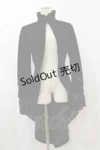 PUNK RAVE / 別珍ロングオーバージャケット M 黒 H-25-08-05-007-PU-JA-KB-ZT0807H