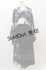 NieR Clothing / 着物風上下セット F 黒 H-25-08-05-047-PU-OP-KB-ZH