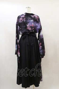 画像2: NieR Clothing / 着物風上下セット F 黒 H-25-08-05-047-PU-OP-KB-ZH