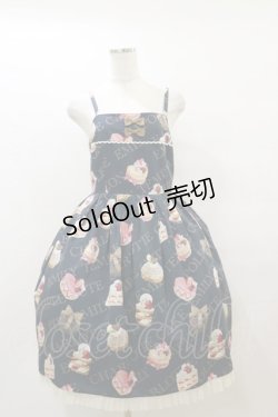 画像1: Emily Temple cute / Petit Gateauキャミソールワンピース  ネイビー H-25-08-05-053-ET-OP-KB-ZH