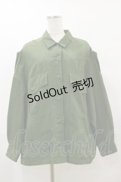 画像1: RNA / ミリタリーJUNKジャケット M カーキ H-25-08-05-008-PU-JA-KB-ZH