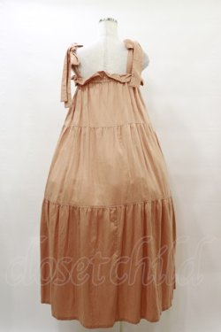 画像2: Katie / COVEN tiered dress  オレンジベージュ H-25-08-05-061-LO-OP-KB-ZH