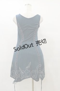 画像2: Rozen Kavalier / レイヤード風切替チュニックワンピース  グリーン H-25-08-05-063-OO-OP-KB-ZH