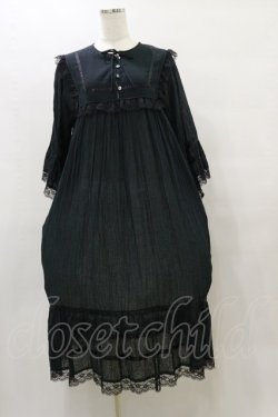 画像1: Katie / ASHBURY ethnic dress  ブラック H-25-08-05-064-LO-OP-KB-ZH