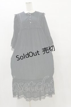 画像1: Katie / ASHBURY ethnic dress  ブラック H-25-08-05-064-LO-OP-KB-ZH