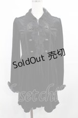 axes femme / ベルベットジャケット M ブラック H-25-08-05-1027-AX-JA-NS-ZH