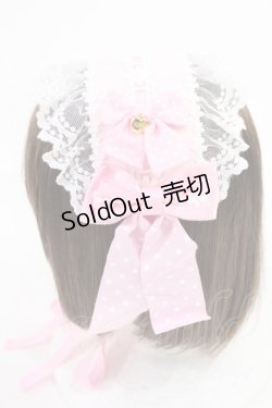 画像2: Angelic Pretty / Sweet Dotリボンヘッドドレス  ピンク H-25-08-05-1036-AP-AC-NS-ZH