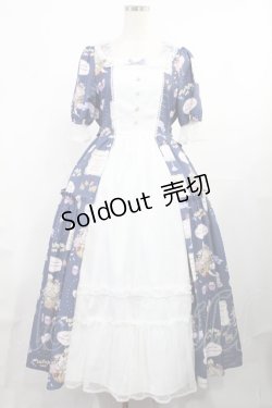 画像1: axes femme kawaii / 10thアニバーサリーワンピース M ブルー H-25-08-05-1005-AX-OP-NS-ZH