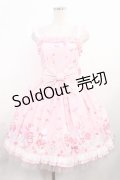 Angelic Pretty / MIRACLECANDYドットチュールジャンパースカート Free ピンク H-25-08-05-1007-AP-OP-NS-ZH