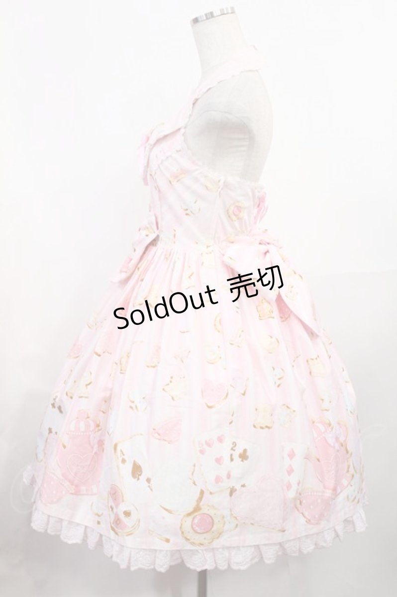 画像2: Angelic Pretty / Wonder Cookieビスチェ風ジャンパースカート Free ピンク H-25-08-05-1008-AP-OP-NS-ZH (2)