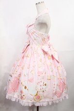 画像2: Angelic Pretty / Wonder Cookieビスチェ風ジャンパースカート Free ピンク H-25-08-05-1008-AP-OP-NS-ZH (2)
