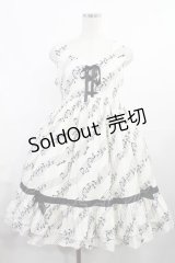 metamorphose / Melody Noteハイウエストジャンパースカート Free アイボリー H-25-08-05-1010-ME-OP-NS-ZH