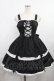 画像1: Angelic Pretty / 編み上げジャンパースカート Free ブラック H-25-08-05-1011-AP-OP-NS-ZH (1)