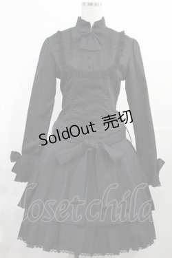 画像1: Victorian maiden / アンティークドールワンピース Free ブラック H-25-08-05-1014-CL-OP-NS-ZH