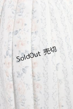 画像3: an another angelus / ストライプアンティークローズ柄スカート Free IVORY×PK H-25-08-05-1015-CA-SK-NS-ZH