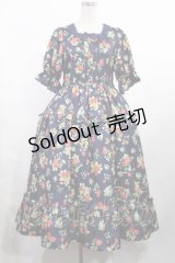 axes femme kawaii / クラシックベリーワンピース M ネイビー H-25-08-05-1003-AX-OP-NS-ZH