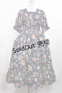 axes femme kawaii / クラシックベリーワンピース M ネイビー H-25-08-05-1003-AX-OP-NS-ZH