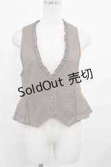 axes femme / ジャガードベスト M ブラウン H-25-08-05-1021-AX-TO-NS-ZH