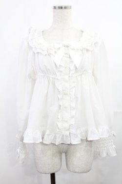 画像1: BABY,THE STARS SHINE BRIGHT / エリーゼベビードールブラウス Free オフ H-25-08-05-1026-BA-BL-NS-ZH
