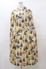 Jane Marple / Little tassel dollsのDayドレス  アイボリー H-25-08-05-068-JM-OP-KB-ZH