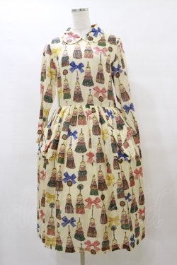 画像1: Jane Marple / Little tassel dollsのDayドレス  アイボリー H-25-08-05-068-JM-OP-KB-ZH