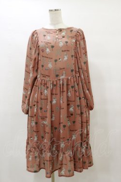 画像1: Jane Marple / The nursery Aliceドレス  ブラウン H-25-08-05-069-JM-OP-KB-ZH