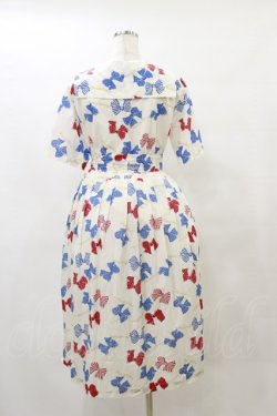 画像2: Jane Marple / Anniversary ribbonsマリンカラードレス M オフ H-25-08-05-070-JM-OP-KB-ZH
