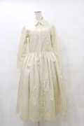 MILK / ロングシャツDress  ベージュ H-25-08-05-072-ML-OP-KB-ZH