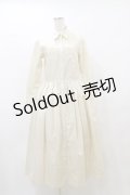 MILK / ロングシャツDress  ベージュ H-25-08-05-072-ML-OP-KB-ZH